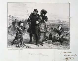 Les Petits Marchands dObus, Cerco a Paris, Guerra Franco-Prussiana, janeiro de 1871 1872