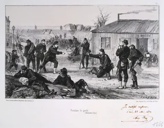 Durante a Guarda, Cerco a Paris, Guerra Franco-Prussiana, novembro de 1870 1872
