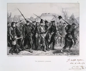 Prisioneiros prussianos, Guerra Franco-Prussiana, 1870 1872.