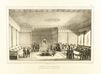 Assinatura do tratado de Adrianópolis no antigo Palácio de Edirne, 1834