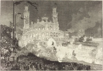 14 de julho. Iluminação do Palais du Trocadéro