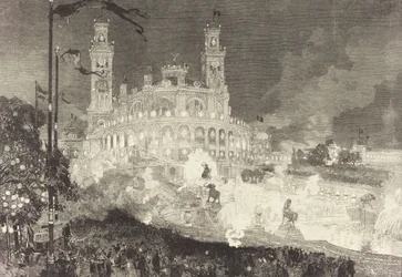 14 de julho. Iluminação do Palais du Trocadéro, 1883.