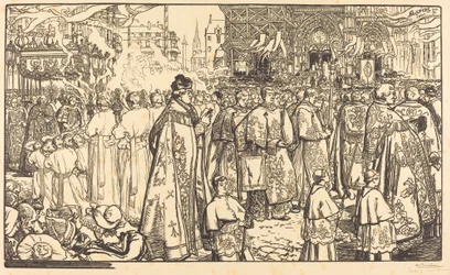 Procissão de Corpus Christi em Nantes