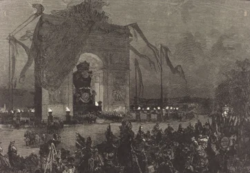 Funeral de Victor Hugo. A Vigília, 1885.