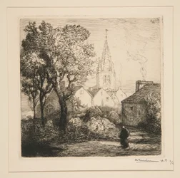 A igreja de Jouy-le-Moutier (Seine-et-Oise)