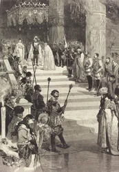 A coroação do imperador Alexandre III da Rússia, 27 de maio de 1883.