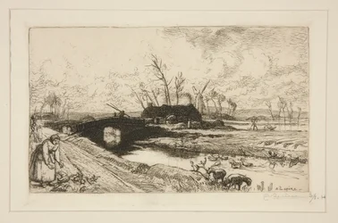 Le petit pont (Vend?e) (A Pequena Ponte [Vendéia])