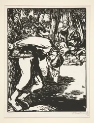 Les Francs-Tireurs (Sharpshooters), de La Guerre de 1914, primeira série, nº 11