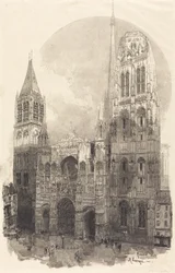 Catedral de Rouen La Catedral de Rouen, 1888.