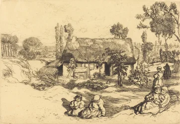 Abrigo para os Pobres, Vendee Le nid de pauvres, Vendee, 1909.
