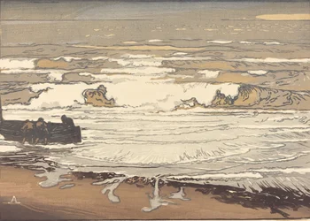 Ondas desfraldadas, enchente de setembro de 1901 Les Vagues deferlent, 1901.