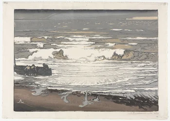 As ondas quebrando, maré de setembro de 1901