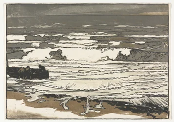 As ondas quebrando, maré de setembro de 1901