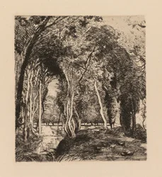 Auguste Lepère: Undergrowth, em La Rigonette (Vendèe)