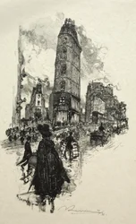 Esquina da Rue de la Lune, 1890.