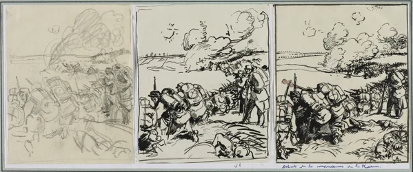 Início da manobra do Marne, 1914.