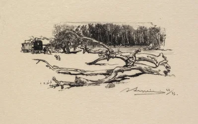 Floresta de Fontainebleau: Carrefour de l