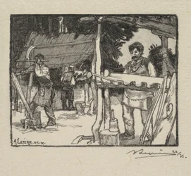 Floresta de Fontainebleau: fabricante de ripas A floresta de Fontainebleau: fabricante de ripas, 189