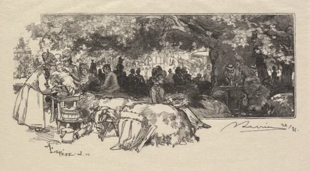 Floresta de Fontainebleau: Mãe Pichards Cantina La Forêt de Fontainebleau ..., 1890.