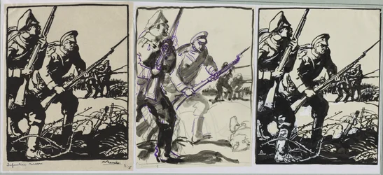 Infantaria russa, 1914.