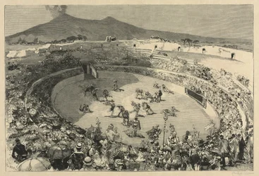 Itália. O Festival de Pompéia, O circo dos gladiadores