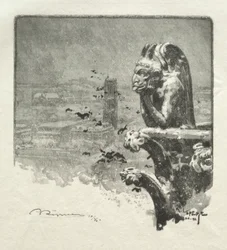 O Stryge de Notre Dame, 1890.