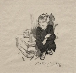 O menino estava na época, em 1889.