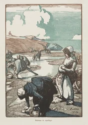 Os Pêcheuses de Pignons, Saint-Jean-de-Mont, 1903.