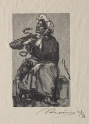 Comerciante de serpentes, 1889.
