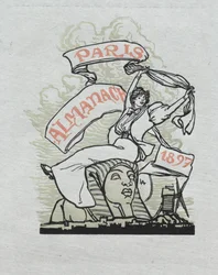 Almanaque de Paris, 1897: Contracapa, 1897.