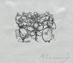 Almanaque de Paris, 1897: Tail-piece, Primavera