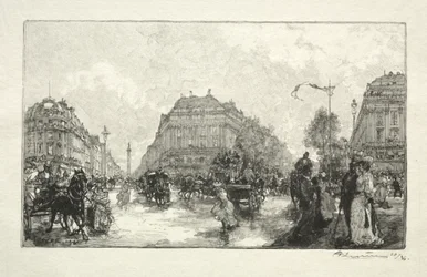 Place de lOpera, 1890.