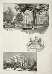 Rouen Illustré: O Museu, Fontaine St. Marie, Teatro das Artes, 1896.
