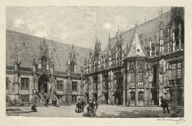 Rouen Illustré: O Palácio da Justiça, 1896.