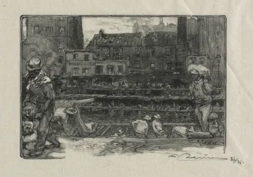 Descarregadores do Canal de Gesso St. Martin, 1890.