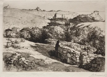 Vista do porto de la Meule, 1907.