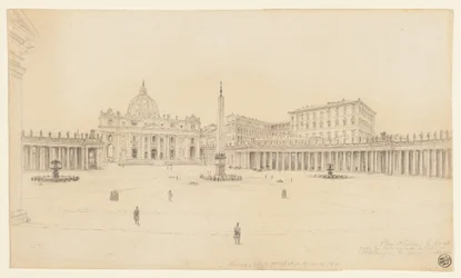 Vista da Praça de São Pedro, Roma