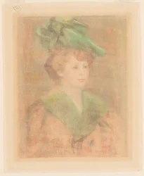 Senhora com chapéu verde (Mlle. Dieterle?)