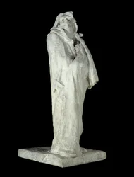 O escritor francês Honore de Balzac (1799-1850). Escultura em gesso de Auguste Rodin (1840-1917) 1898 Paris, Musee d