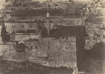 Jerusalém. Cerco do templo. Mesquita El-Aksa, canto sudoeste