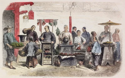 Cozinheiros de rua no cantão