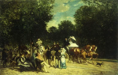 Um dia no parque, 1875