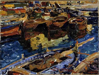 Barcos no antigo porto de Marselha