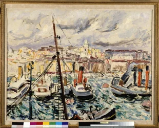 Rebocadores no porto de Marselha (pintura)