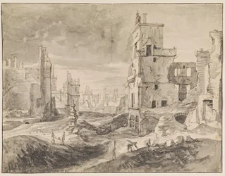 Bruxelas após o bombardeio de 1695
