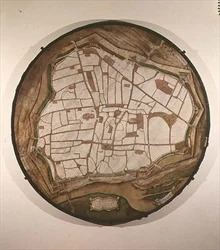 Mapa circular de Viena, 1547-49