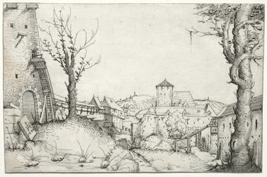 Pátio de um castelo, 1546.