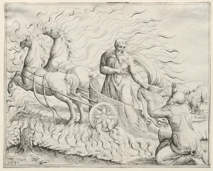 Elias sobe ao céu, 1547.