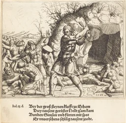 Sansão mata os filisteus