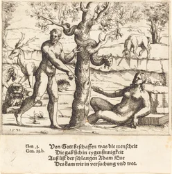 A Tentação de Eva, 1548.